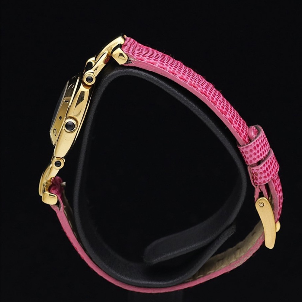 🛍️Vintage Gucci Pink Leather Band Watch - Picture 6 of 12